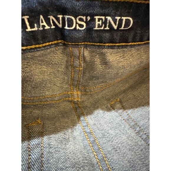 Land's End low rise slim jeans womens size 8 classic preppy everyday basic - Picture 3 of 6
